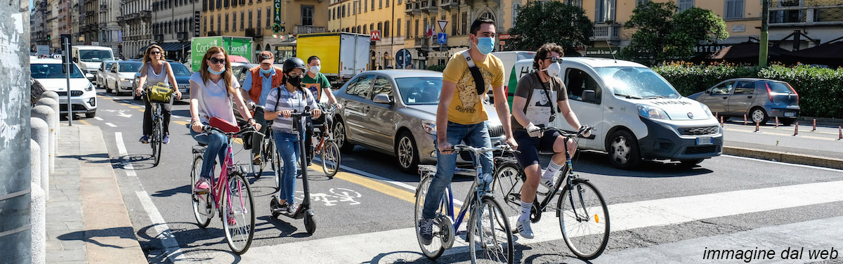 ciclisti a milano